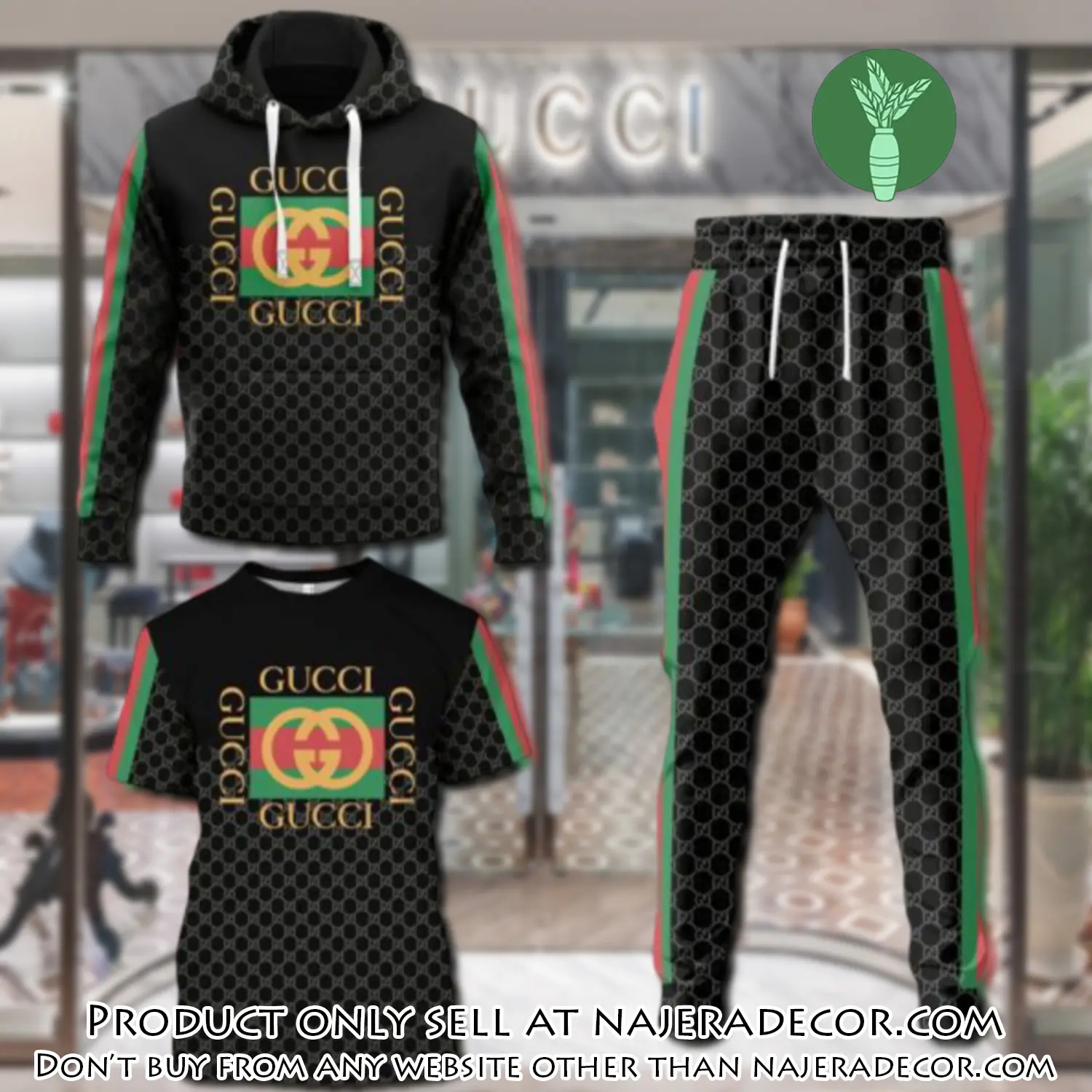 Gucci luxury brand combo tshirt hoodie long pants set trending 24 outfit sport lcs1030 njr2633711